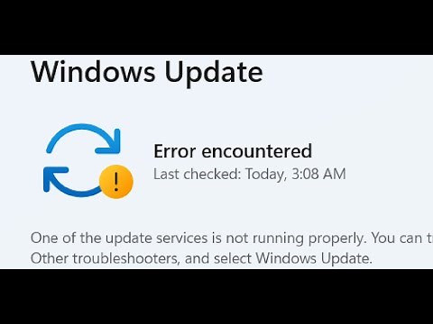 Fix Windows 11 Update Error One Of The Update Services Is Not Running Properly
