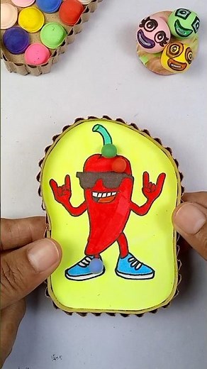 Brainrot Chillin Chilli DIY Cardboard Pinball Gameplay! 🤩 | Sehrai's Crafts#shorts