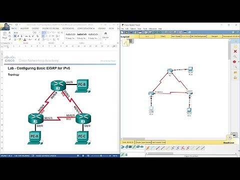 6.4.3.5 Lab - Configuring Basic EIGRP for IPv6