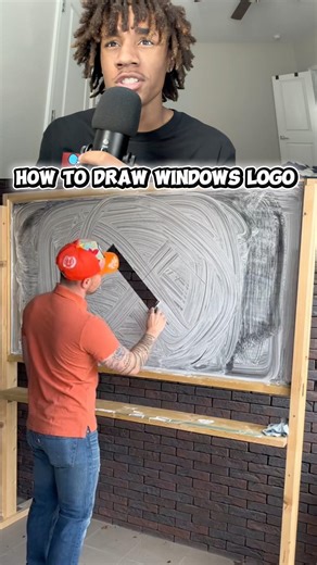 How To Draw Windows Logo #funny