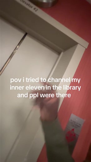 i really thought nobody was in there. #fyp #strangerthings #eleven #college