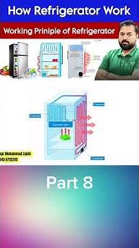 Part 8 | How Refrigerator Work | How Does A Refrigerator Work? | Fridge Working Principle