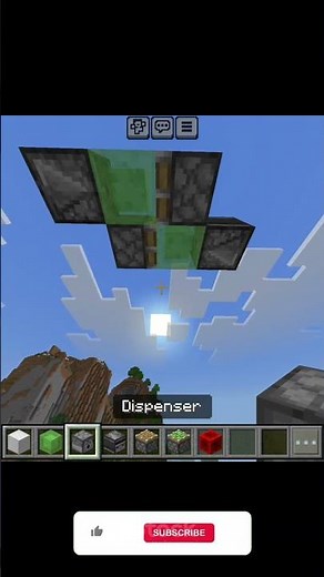 Easy bomber plane in Minecraft bedrock #minecraft #minecrafttips #minecraftpe #redstone