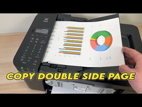 Canon PIXMA TR4720 Printer: How To Copy Double Side Page