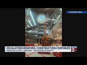 Construction continues at Nashville International Airport