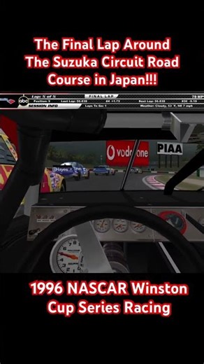 NR2003: Final Lap Around Suzuka Circuit Road Course in Japan! 1996 Winston Cup Series!!!
