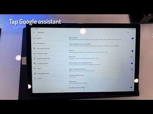 How to Activate Google Assistant on Samsung Galaxy Tab A8 | Samsung Google Assistant Turn On