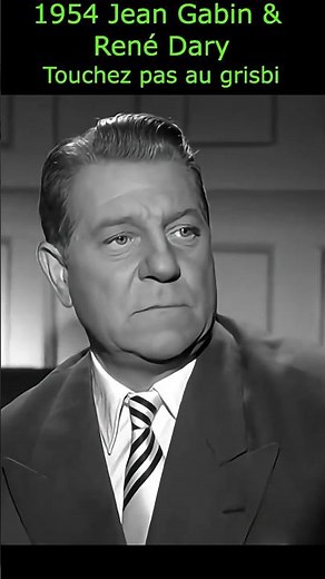 Polar français mythique | Jean Gabin dans Touchez pas au grisbi – Scène culte (1954) #cinemafrancais