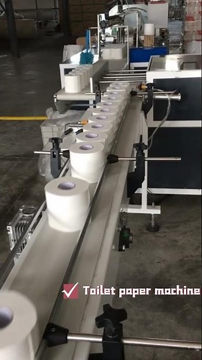 Automatic toilet paper production line