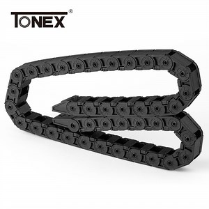 [Hot Item] Full Enclosed Cable Track Flexible Cable Carrier Plastic Cable Drag Chain for Crane