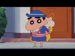 Crayon Shin-Chan with The Baby Sister and Runs Away From The Parents