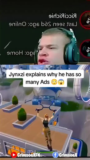 Why Jynxzi Runs So Many Ads in Fortnite