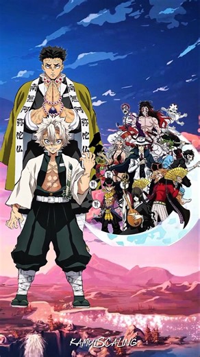 Gyomei & Sanemi vs All Demons 🔥⚔️ | Who Wins? #anime #shorts