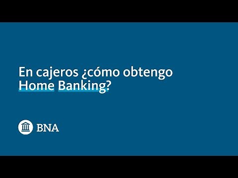 En cajeros, ¿cómo obtener Home Banking?