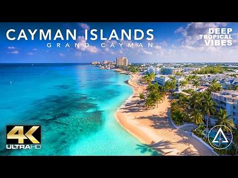 Grand Cayman, Cayman Islands from Above 4K — Paradise Like Never Before