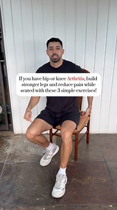 898 reactions · 135 shares | 3 Seated Exercises for Hip & Knee OA –...