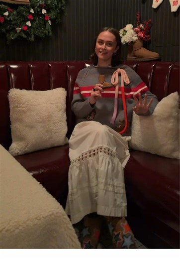 Feeling the UGGmas season spirit with @Ella Emhoff. 🥹🦌🎄❄️💓 #UGG #UGGmas