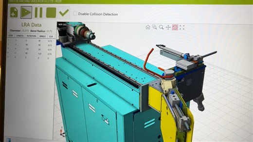 Winton's RD20 Tube Bending Simulator, Tube Bending Simulation Software