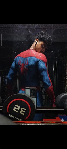 Spider Man Suit 🕷️ #spiderman #tutorial #shortsfeed #explorefitness
