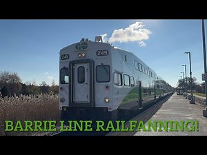 (Go 246, 257, 249, Bike Cars, And Emergency Horn Sequence) Go Transit Railfanning On The Barrie Line