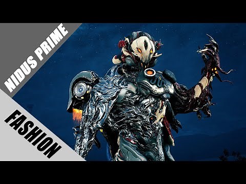 Warframe | Fashion Frame | Nidus Prime : Bio Organic Weapon - Metallic Mutation