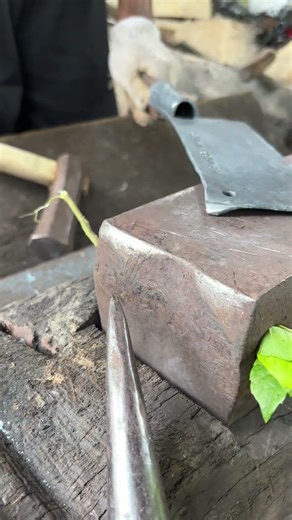 The process of cutting the tip of the chopped knife blade is unique and interesting#shorts#trending