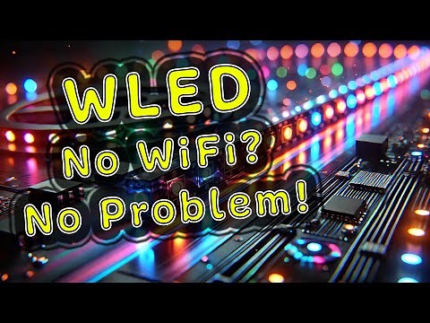 Control WLED Without WiFi! No Network? No Problem! #WLED #DIY #LED