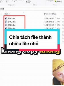 Hướng dẫn chia tách file Word thành nhiều phần