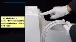 Upgraded DA97-20156A RF28R7201SR RF27T5201SR RF27T5501SR RF28R6201SR Refrigerator Ice Container Compatible with Samsung Ice Tray Replacement DA97-20156B Samsung Ice Bucket RF28HMEDBSR Ice Maker Bin