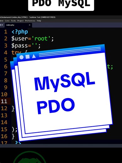 MySQL PDO Tutorial #basededatos #mysql #sql #tutorials