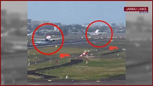98K views · 721 reactions | A potential disaster was narrowly avoided at Mumbai's Chhatrapati Shivaji Maharaj International Airport on Saturday as an Air India flight took off right as an IndiGo aircraft was landing on the same runway. | Jammu Links News | Facebook