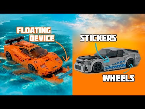 10 Easy LEGO Car Ideas for when you're bored...