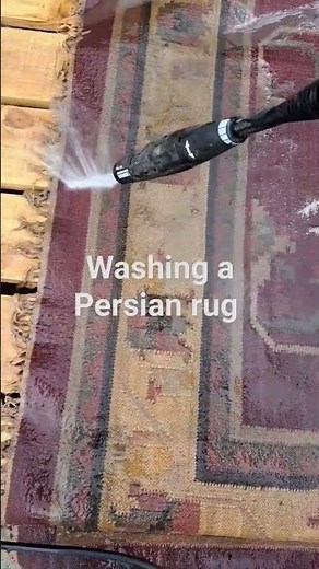 how to clean a Persian rug