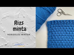 Rizs horgolás minta / Horgolás minták
