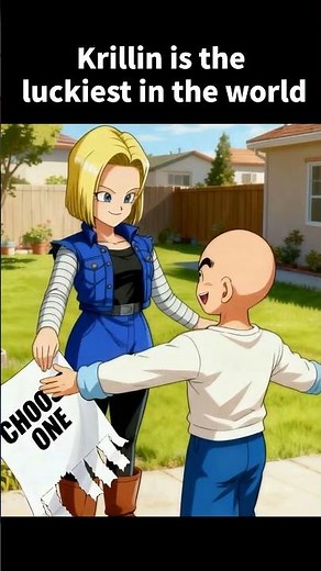 Krillin is the luckiest in the world(?)