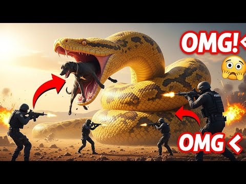 HEROIC Rescue Team Saves Innocent Dog From Giant Python Attack