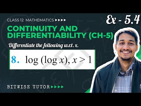 Differentiate log(log x) | Differentiate log log x