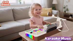 Kids DJ Mixer Table, DJ Set with Turntable Controller, Baby DJ Table for Toddler, Interactive Musical Equipment Toy for 3 4 5 years old Boys Girls