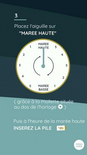 Comment régler l'horloge à marée