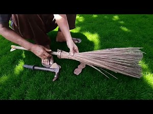 You’d never guess how easy it is to make a traditional broomstick!