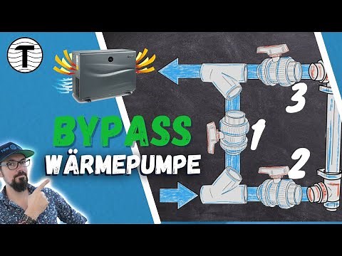 Pool: Bypass für Inverter-, Wärmepumpe richtig einstellen #TomTuT #Poolheld #Poolbau