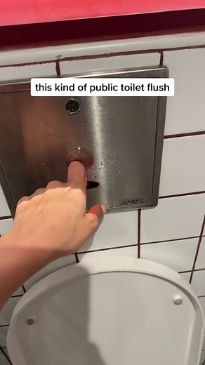 Automatic Toilet Flush in Public Restrooms