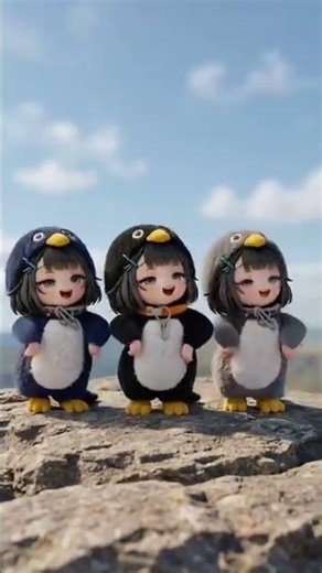 Gugu Gaga penguin cartoon 🐧❤️ #gugugag #penguin #babypenguin #anime #cartoon
