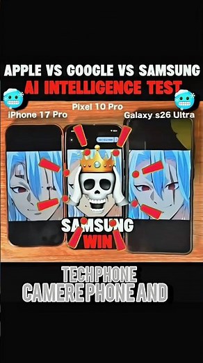 Apple vs Google vs Samsung: Ultimate AI Test! 🤖😱