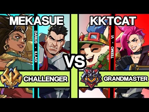 2XKO ▰ MEKASUE (Darius/Illaoi) vs KKTCAT (Teemo/Vi) ▰ 2XKO Pro Replays