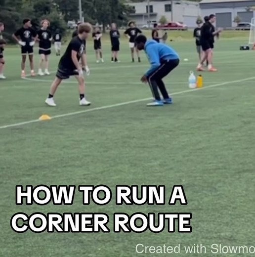 Mastering the Corner Route Technique in Football