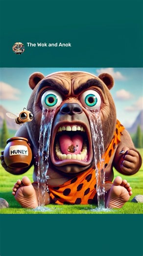 DO NOT steal my honey pot! Dwayne #aibrainrot #viral