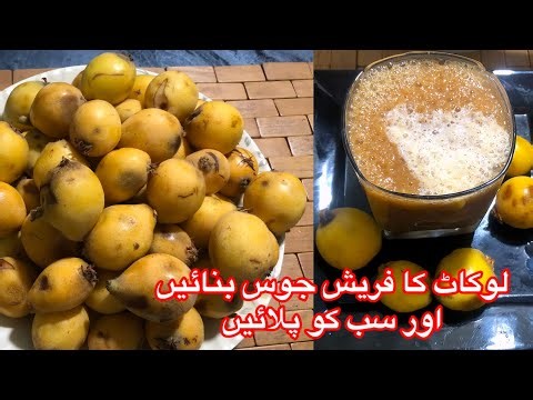 Loquat Juice Recipe | لوکاٹ کا جوس بنانے کا آسان طریقہ | Summer Special Drink Recipe