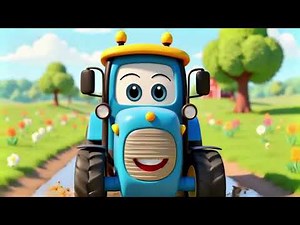 Billy the Blue Tractor – Fun Farm Adventure Song | Kids Song | Sunny Farm Friends
