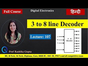 #107 3 To 8 line Decoder || हिंदी में
